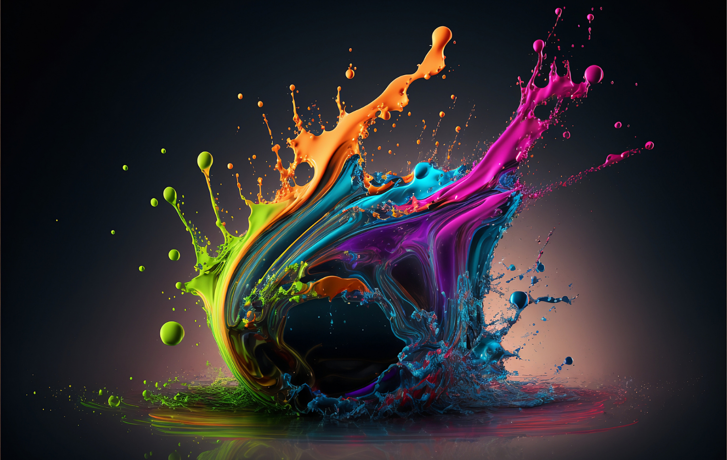 paint splatters